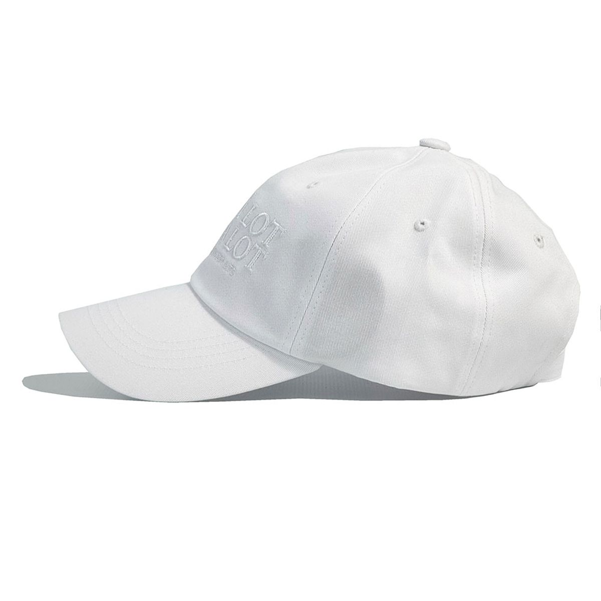 케이스어랏(CASE A LOT) Slogon logo ball cap - white