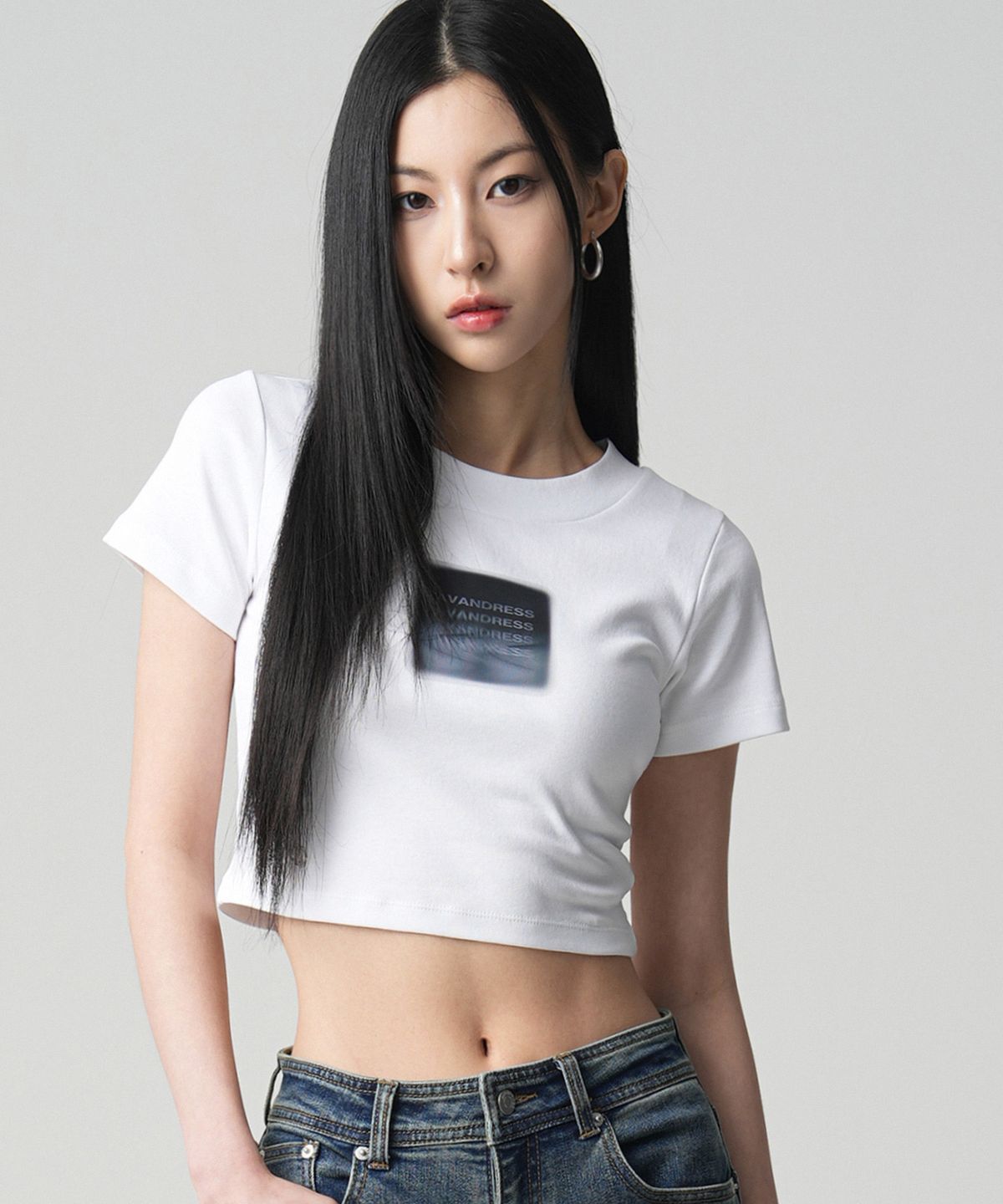 어반드레스(AVANDRESS) 1988 Ripply Crop T-shirt - 3COL