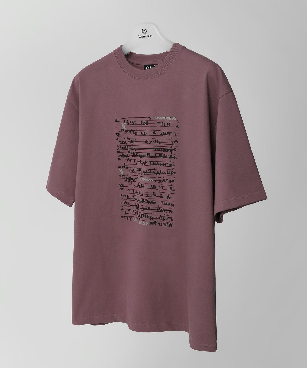 어반드레스(AVANDRESS) Letter T-shirt - 4COL