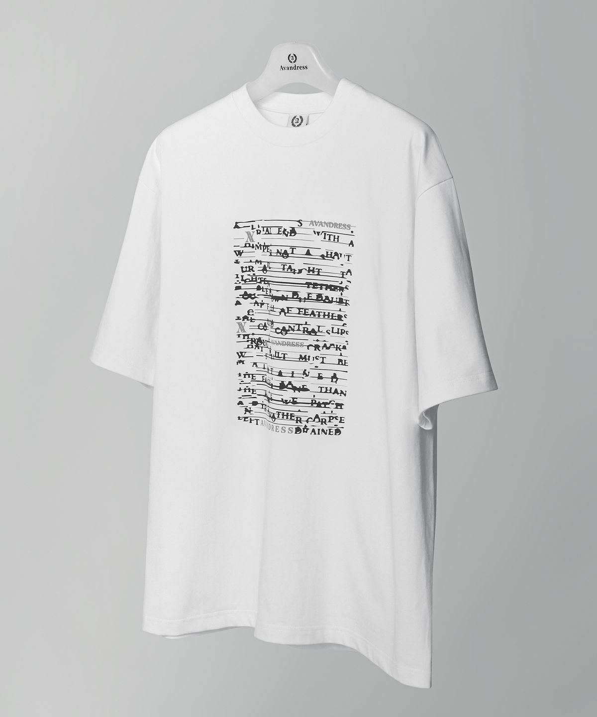 어반드레스(AVANDRESS) Letter T-shirt - 4COL