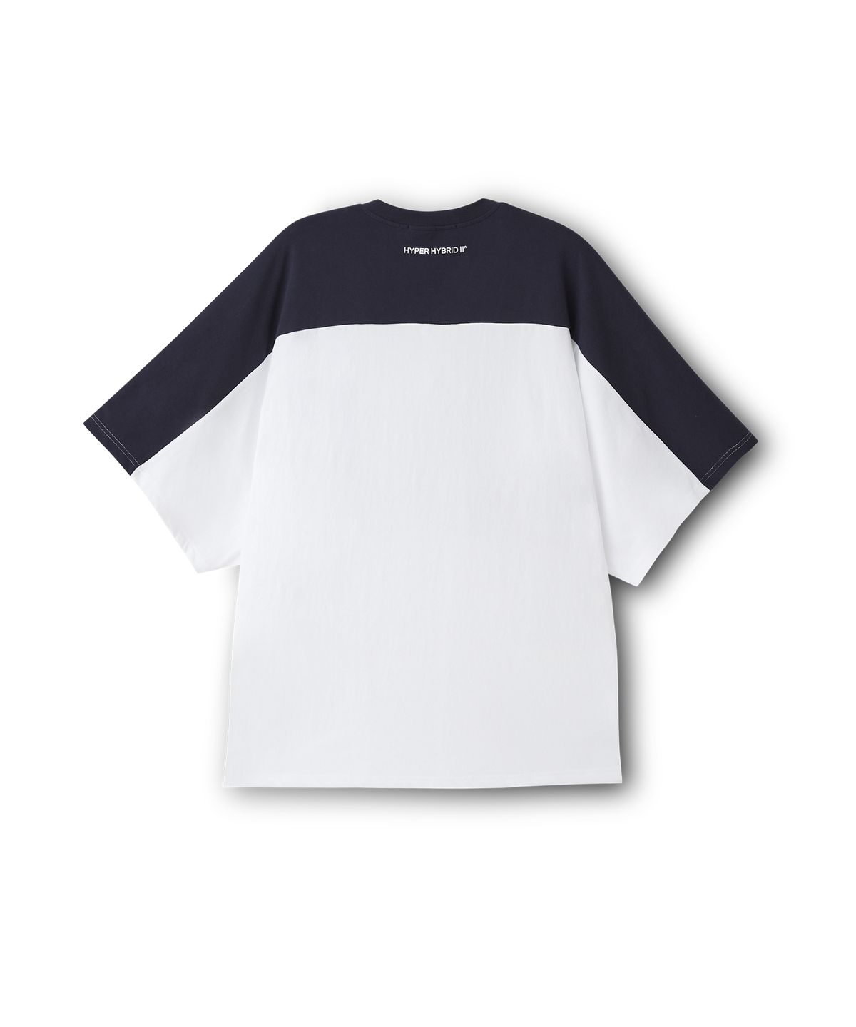 하이투(HYIIⁿ) UNISEX 넘버 프린트 브이넥 오버핏 티셔츠 네이비