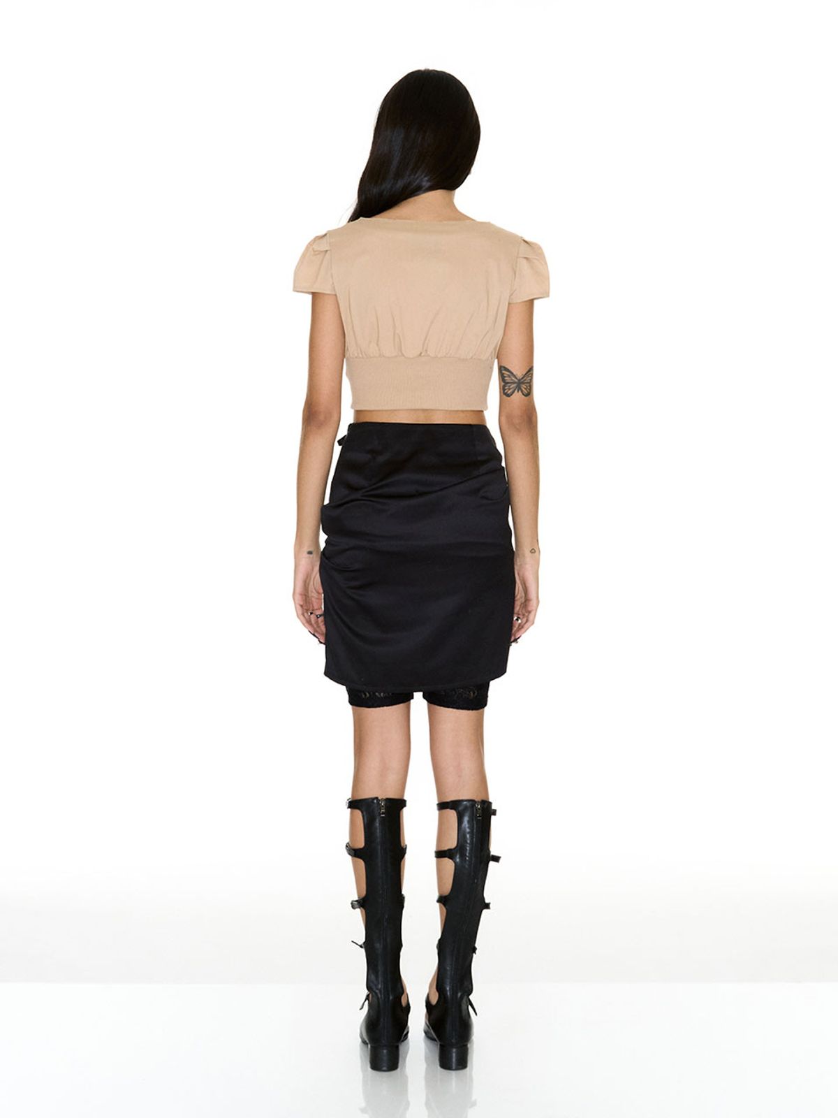 쎄쎄쎄(SETSETSET) LEONIE CAP SLEEVE BLOUSE BEIGE