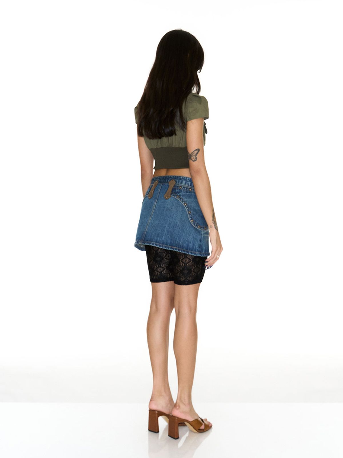 쎄쎄쎄(SETSETSET) LEONIE CAP SLEEVE BLOUSE KHAKI