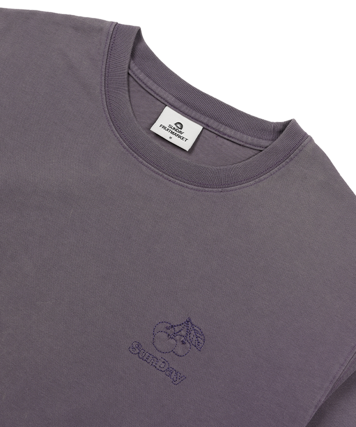 선데이후르츠마켓(SUNDAY FRUIT MARKET) CHERRY WASHED LS TEE PURPLE