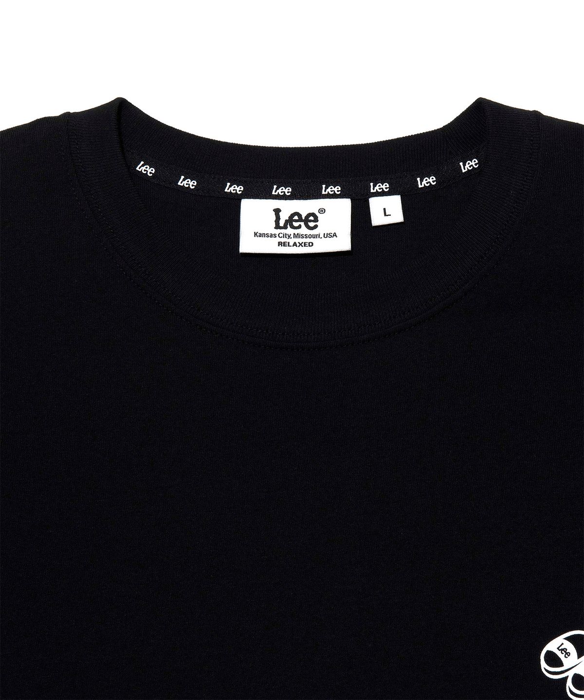 리(LEE) 파라다이스 비치 버디리 그래픽 티셔츠 블랙