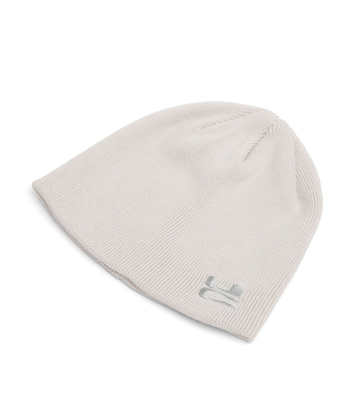 언더컨트롤(UNDERCONTROL) 사계절 코튼 슬림핏 얇은 니트 로고 자수 솔리드 남녀공용 모자 BEANIE / UC / NO CUFF / CREAM