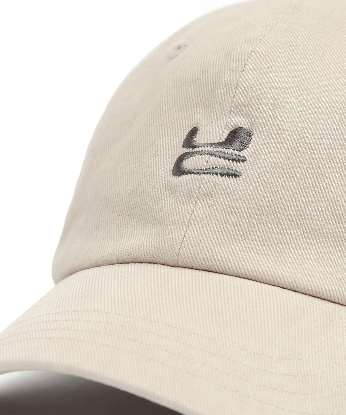 언더컨트롤(UNDERCONTROL) 사계절 코튼 로고 자수 베이직 소프트탑 남녀공용 볼캡 UC / WASHED B B / BEIGE