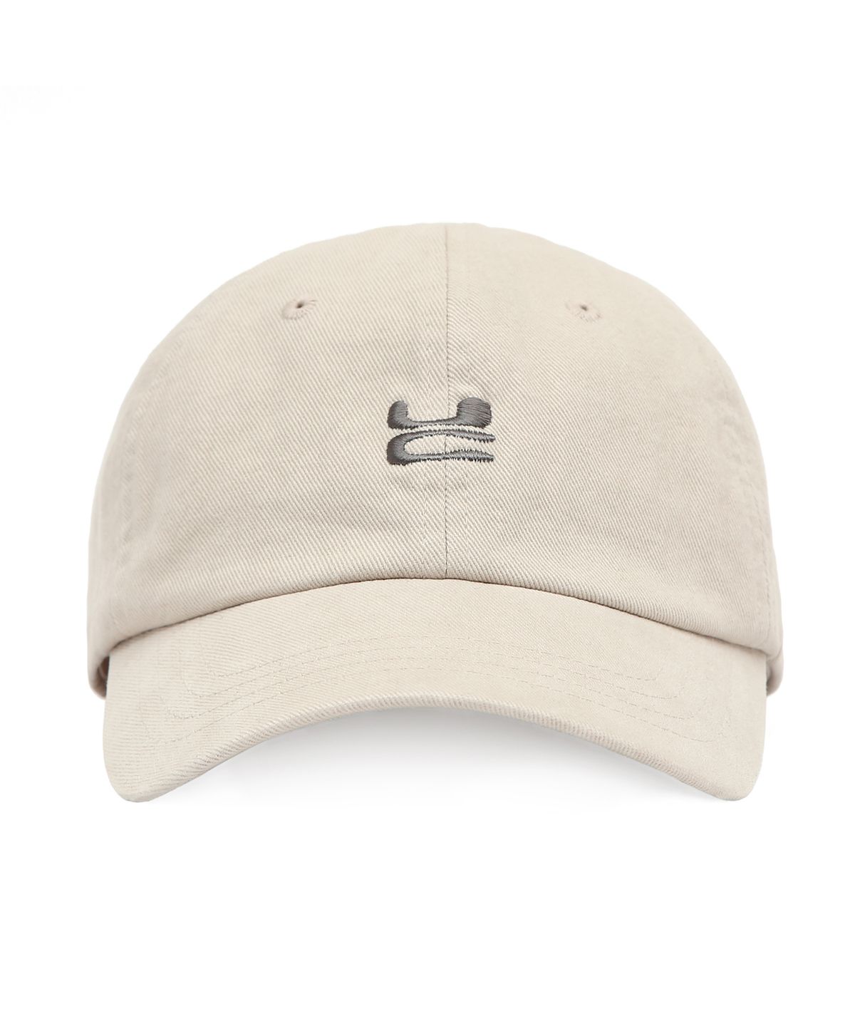언더컨트롤(UNDERCONTROL) 사계절 코튼 로고 자수 베이직 소프트탑 남녀공용 볼캡 UC / WASHED B B / BEIGE