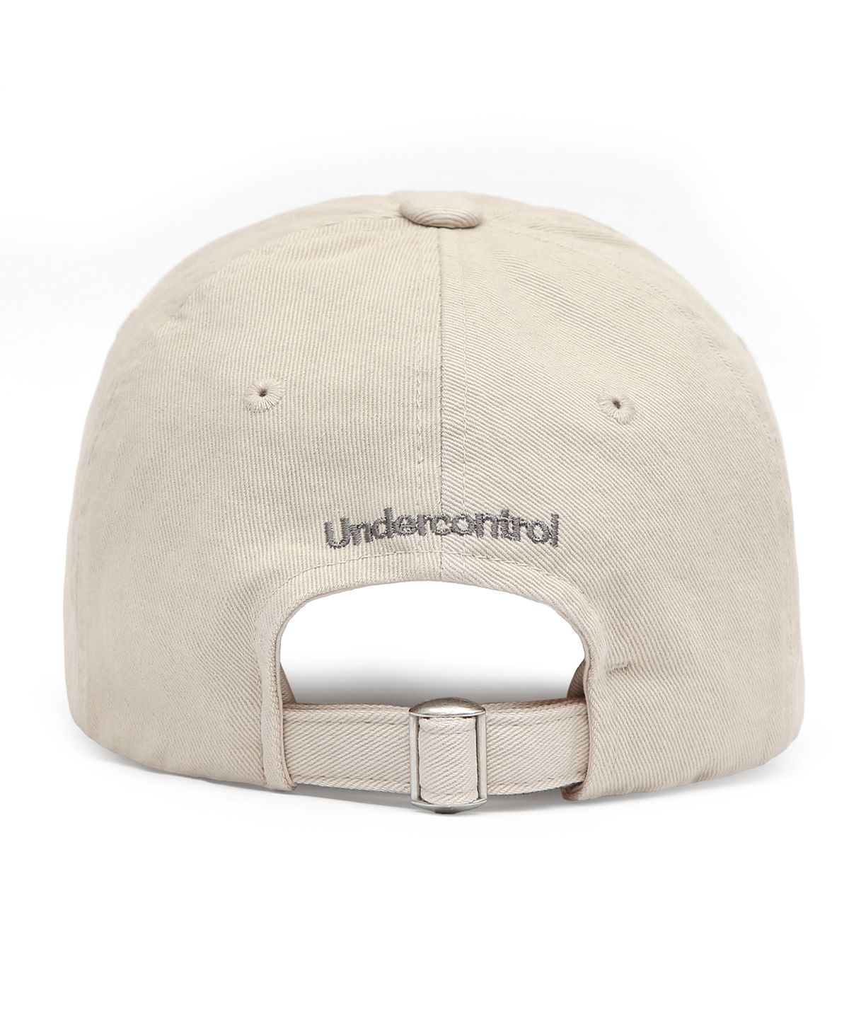 언더컨트롤(UNDERCONTROL) 사계절 코튼 로고 자수 베이직 소프트탑 남녀공용 볼캡 UC / WASHED B B / BEIGE