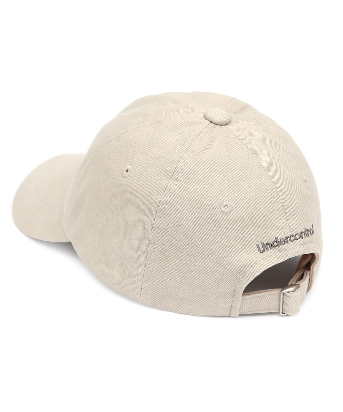 언더컨트롤(UNDERCONTROL) 사계절 코튼 로고 자수 베이직 소프트탑 남녀공용 볼캡 UC / WASHED B B / BEIGE