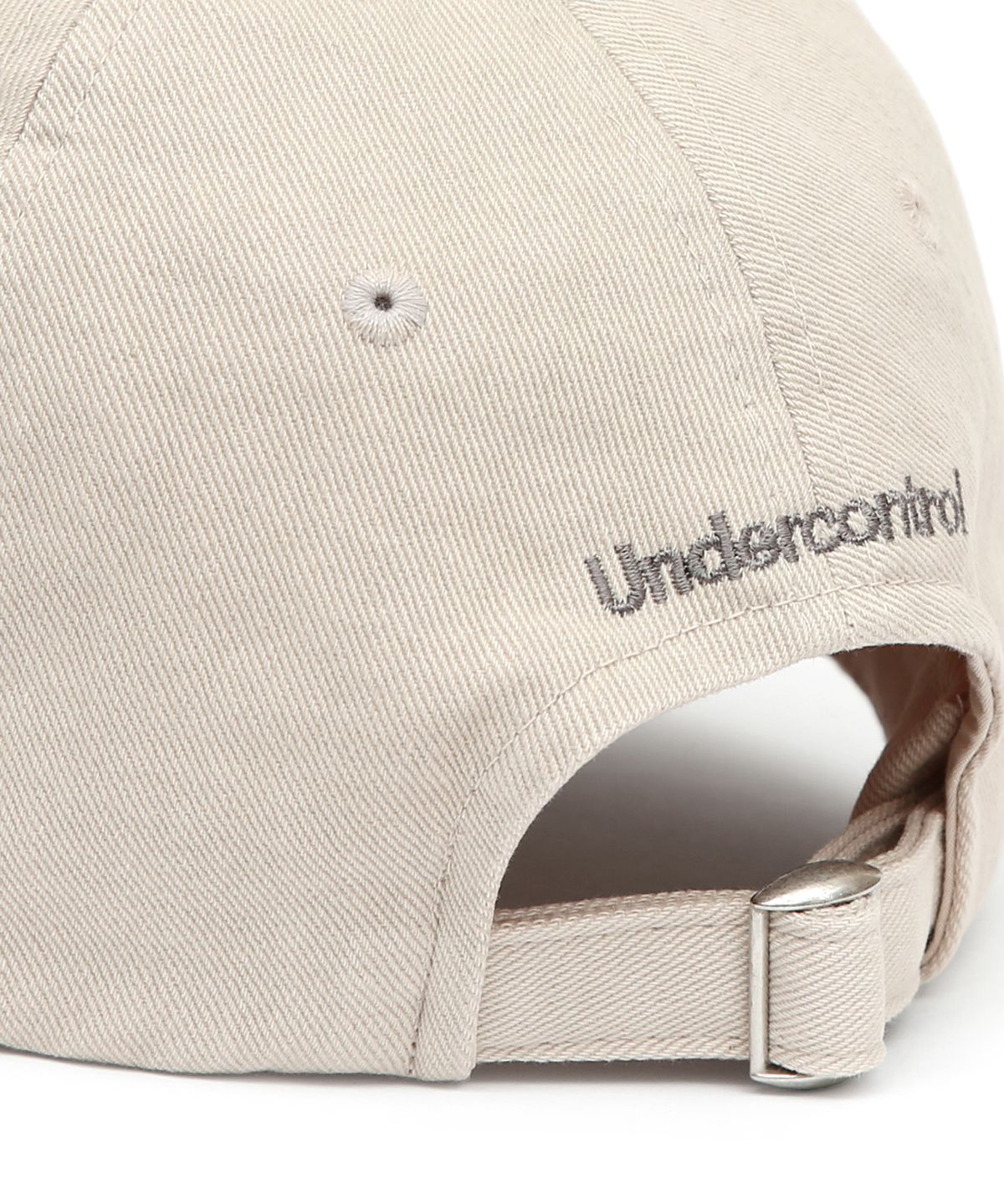 언더컨트롤(UNDERCONTROL) 사계절 코튼 로고 자수 베이직 소프트탑 남녀공용 볼캡 UC / WASHED B B / BEIGE