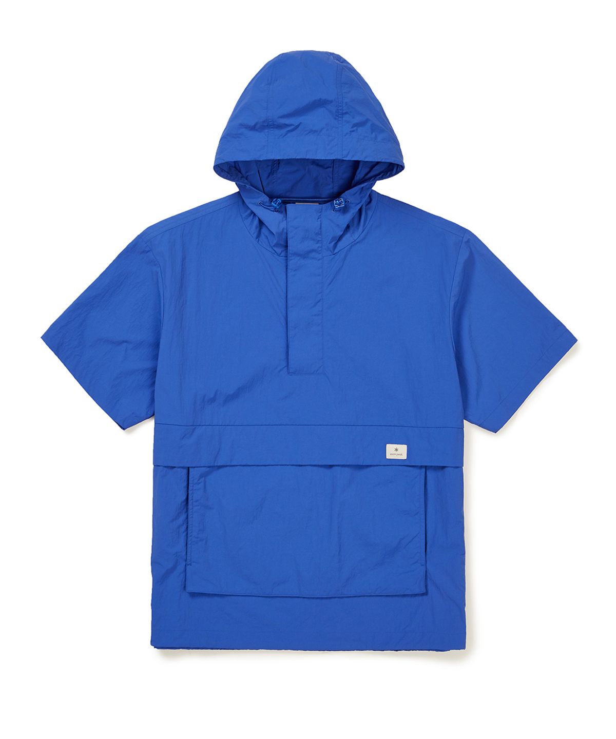 스노우피크 어패럴(SNOWPEAK APPAREL) 타슬란 우븐 비비드 반팔 아노락 Royal Blue (S24MMLAN56)