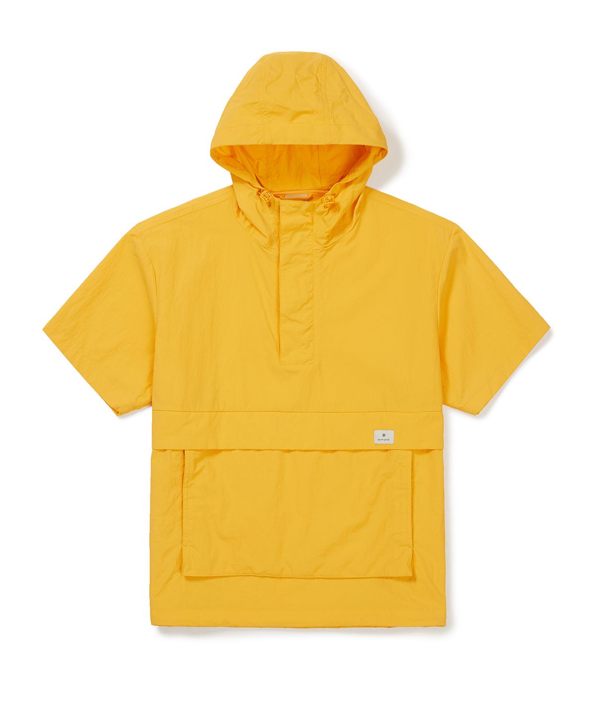 스노우피크 어패럴(SNOWPEAK APPAREL) 타슬란 우븐 비비드 반팔 아노락 Royal Yellow (S24MMLAN56)