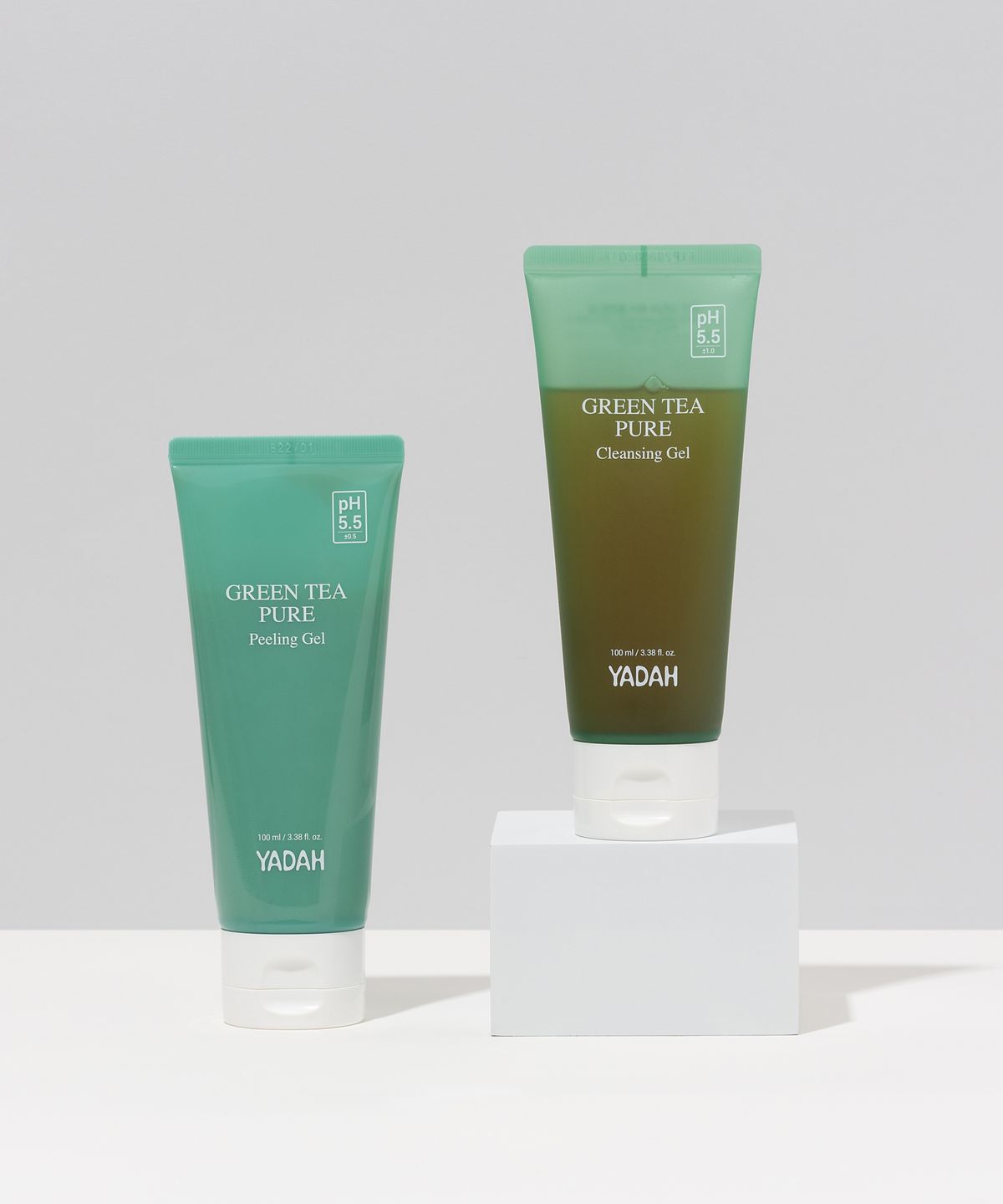 야다(YADAH) 그린 티 퓨어 클렌징젤 100ml(pH5.5)