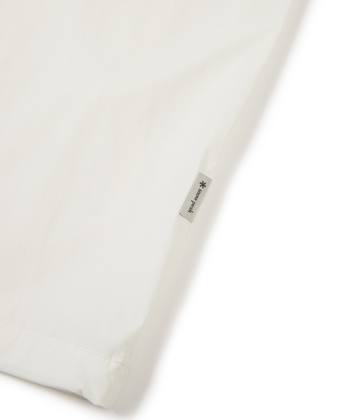 스노우피크 어패럴(SNOWPEAK APPAREL) 씬테크 우븐 스탠드넥 바람막이 Off White (S24MMSWB34)