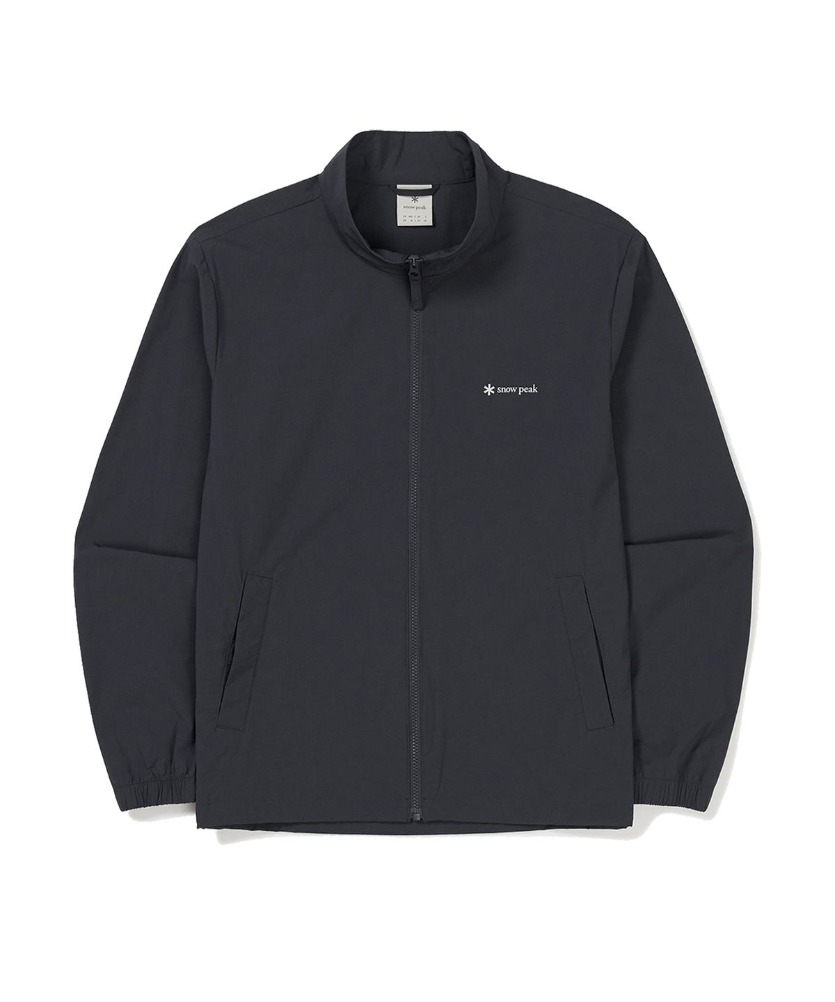 스노우피크 어패럴(SNOWPEAK APPAREL) 씬테크 우븐 스탠드넥 바람막이 Charcoal Navy (S24MMSWB34)