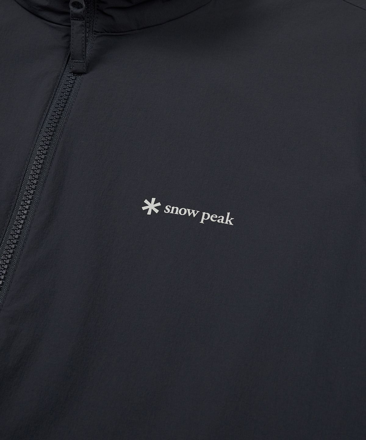스노우피크 어패럴(SNOWPEAK APPAREL) 씬테크 우븐 스탠드넥 바람막이 Charcoal Navy (S24MMSWB34)