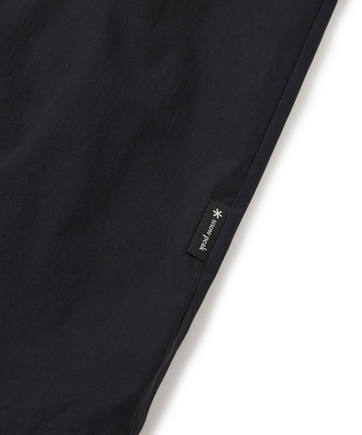 스노우피크 어패럴(SNOWPEAK APPAREL) 씬테크 우븐 스탠드넥 바람막이 Black (S24MMSWB34)