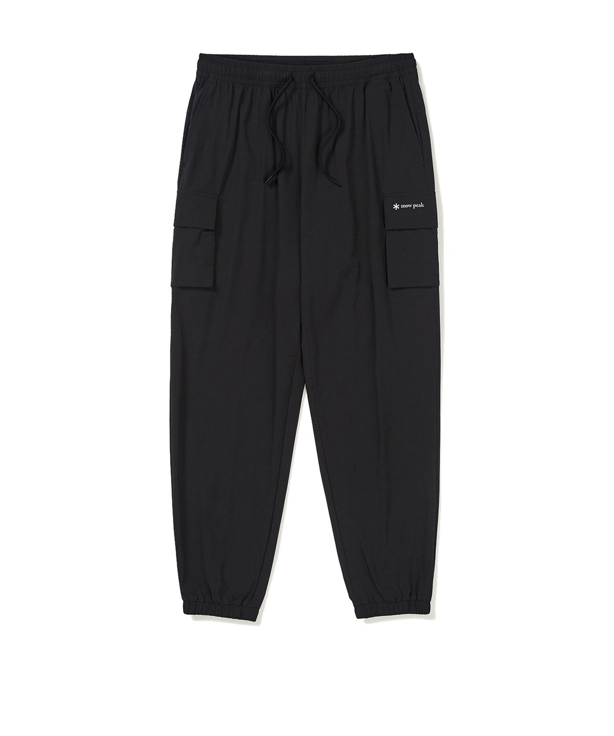 스노우피크 어패럴(SNOWPEAK APPAREL) 씬테크 우븐 카고 조거 팬츠 Black (S24MUSPT62)