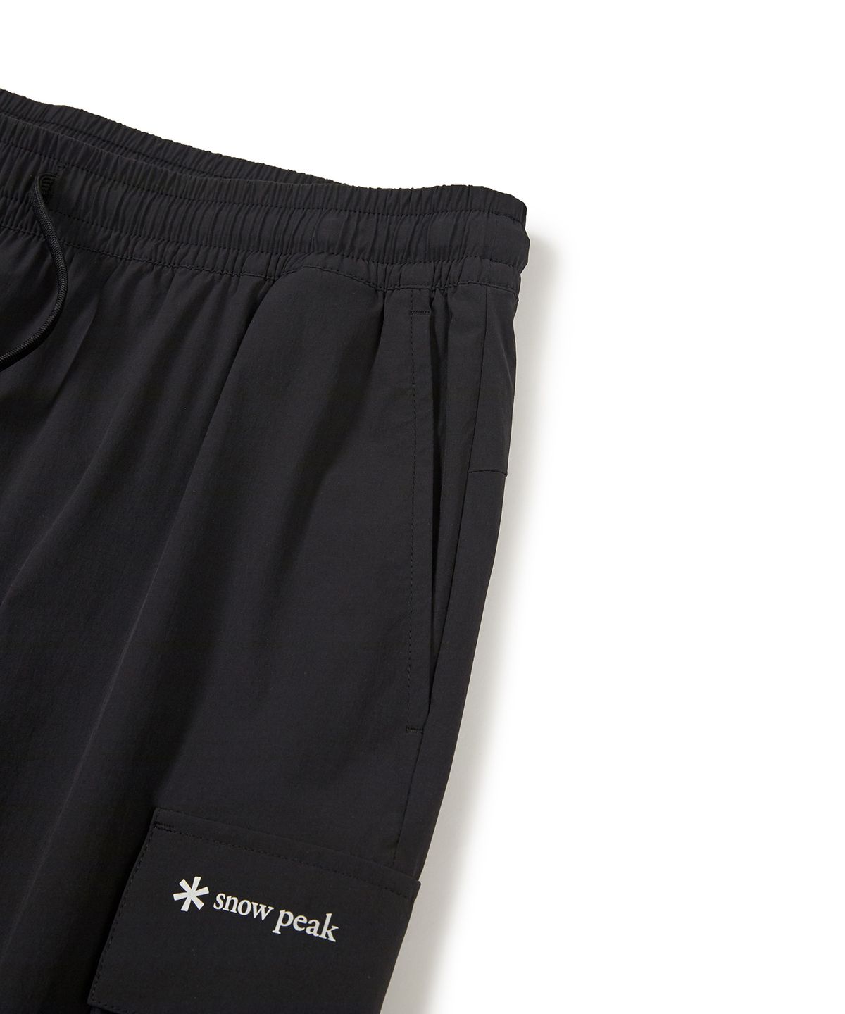 스노우피크 어패럴(SNOWPEAK APPAREL) 씬테크 우븐 카고 조거 팬츠 Black (S24MUSPT62)