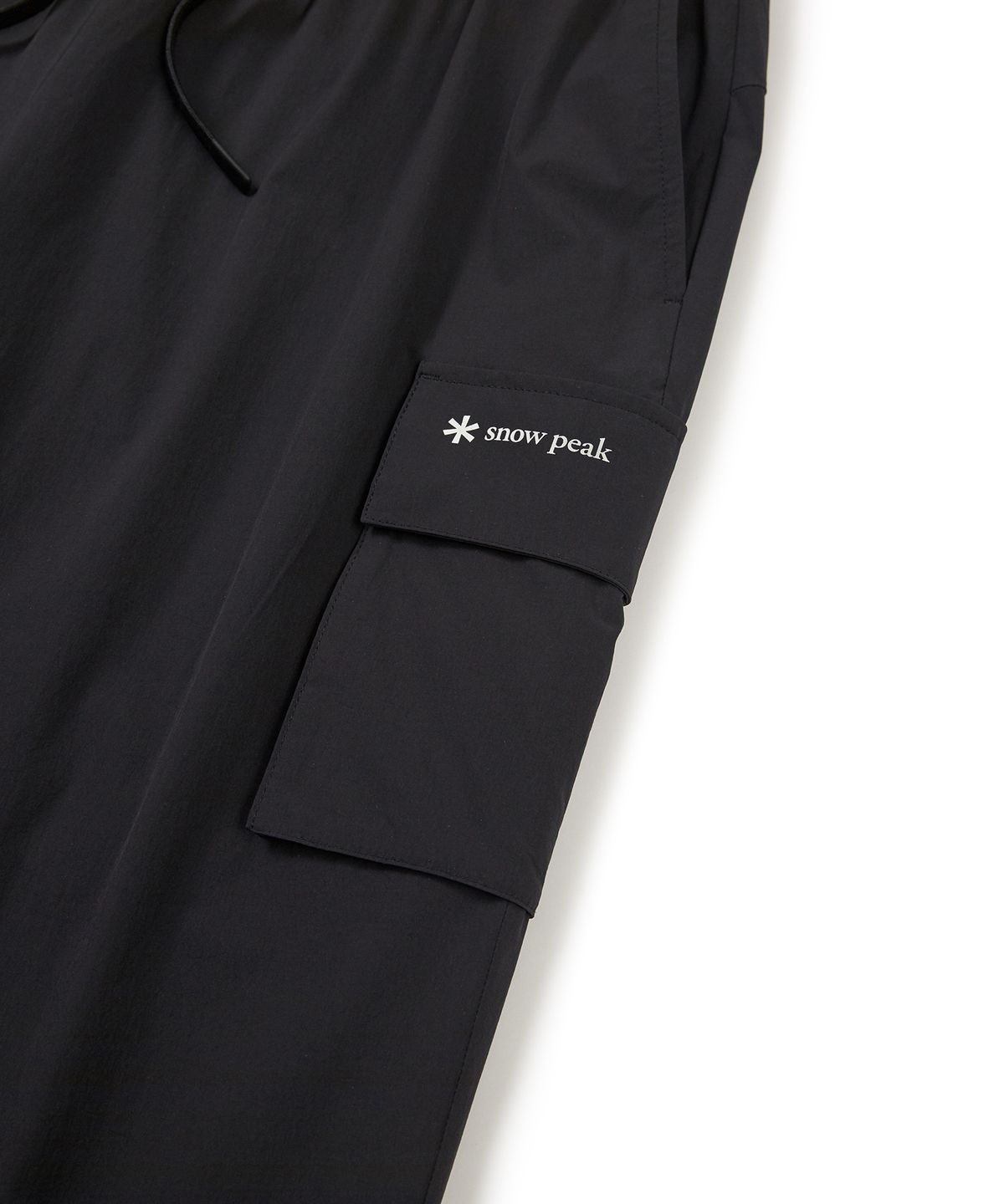 스노우피크 어패럴(SNOWPEAK APPAREL) 씬테크 우븐 카고 조거 팬츠 Black (S24MUSPT62)