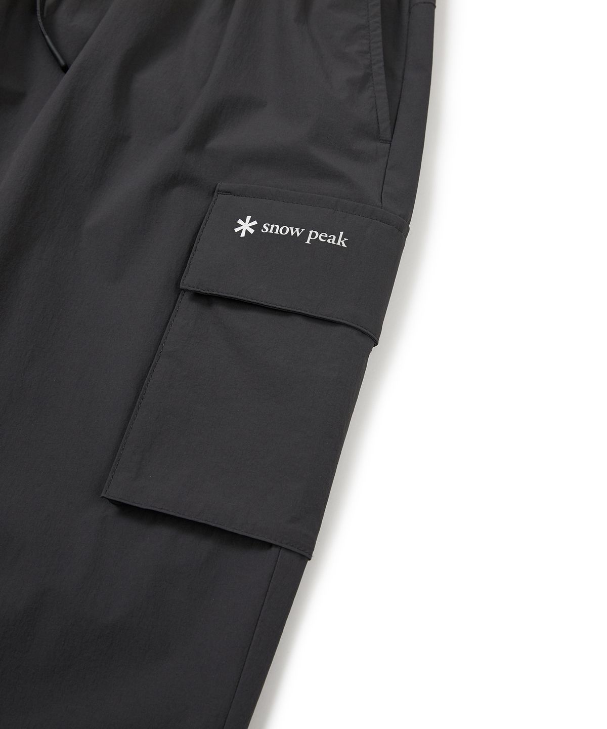 스노우피크 어패럴(SNOWPEAK APPAREL) 씬테크 우븐 카고 조거 팬츠 Charcoal (S24MUSPT62)