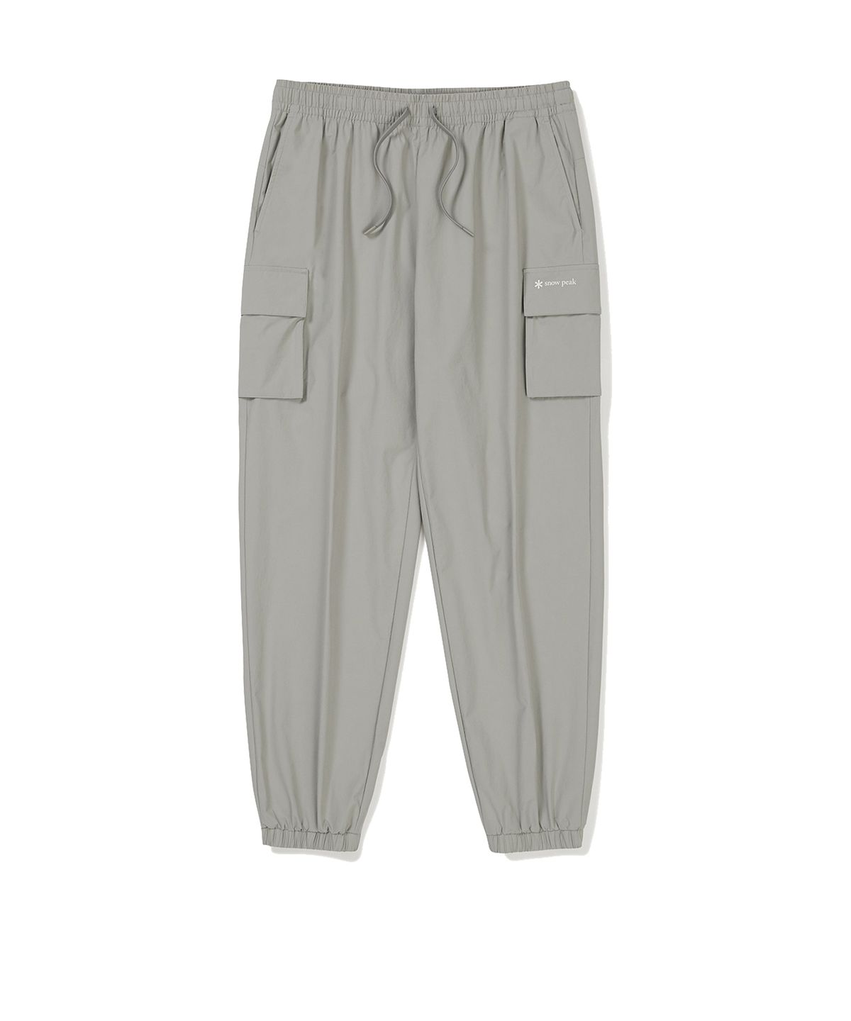 스노우피크 어패럴(SNOWPEAK APPAREL) 씬테크 우븐 카고 조거 팬츠 Fog Gray (S24MUSPT62)