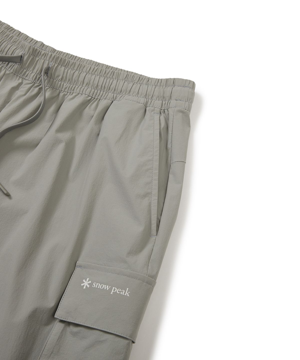 스노우피크 어패럴(SNOWPEAK APPAREL) 씬테크 우븐 카고 조거 팬츠 Fog Gray (S24MUSPT62)