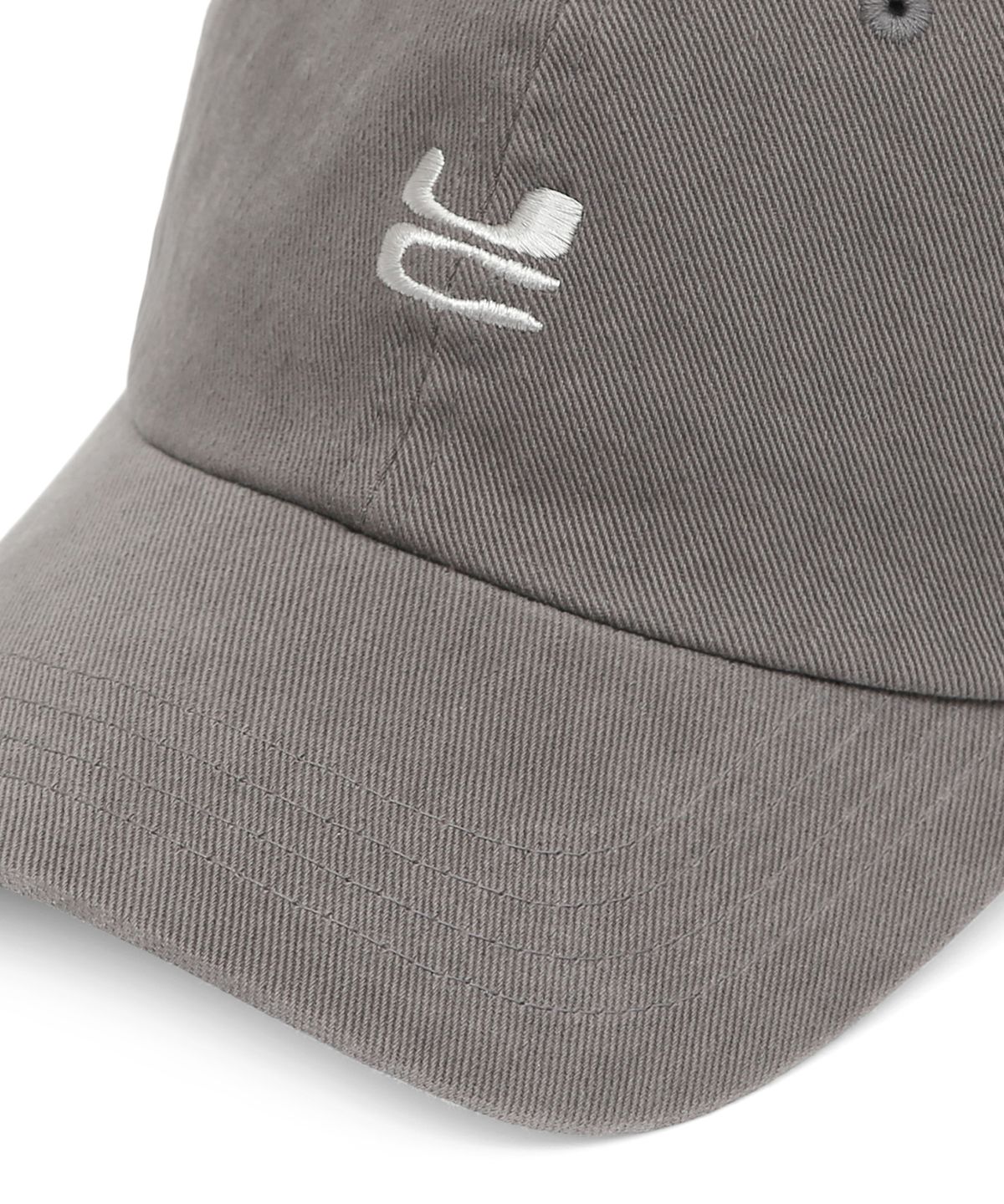 언더컨트롤(UNDERCONTROL) 사계절 코튼 로고 자수 베이직 소프트탑 남녀공용 볼캡 UC / WASHED B B / CHARCOAL
