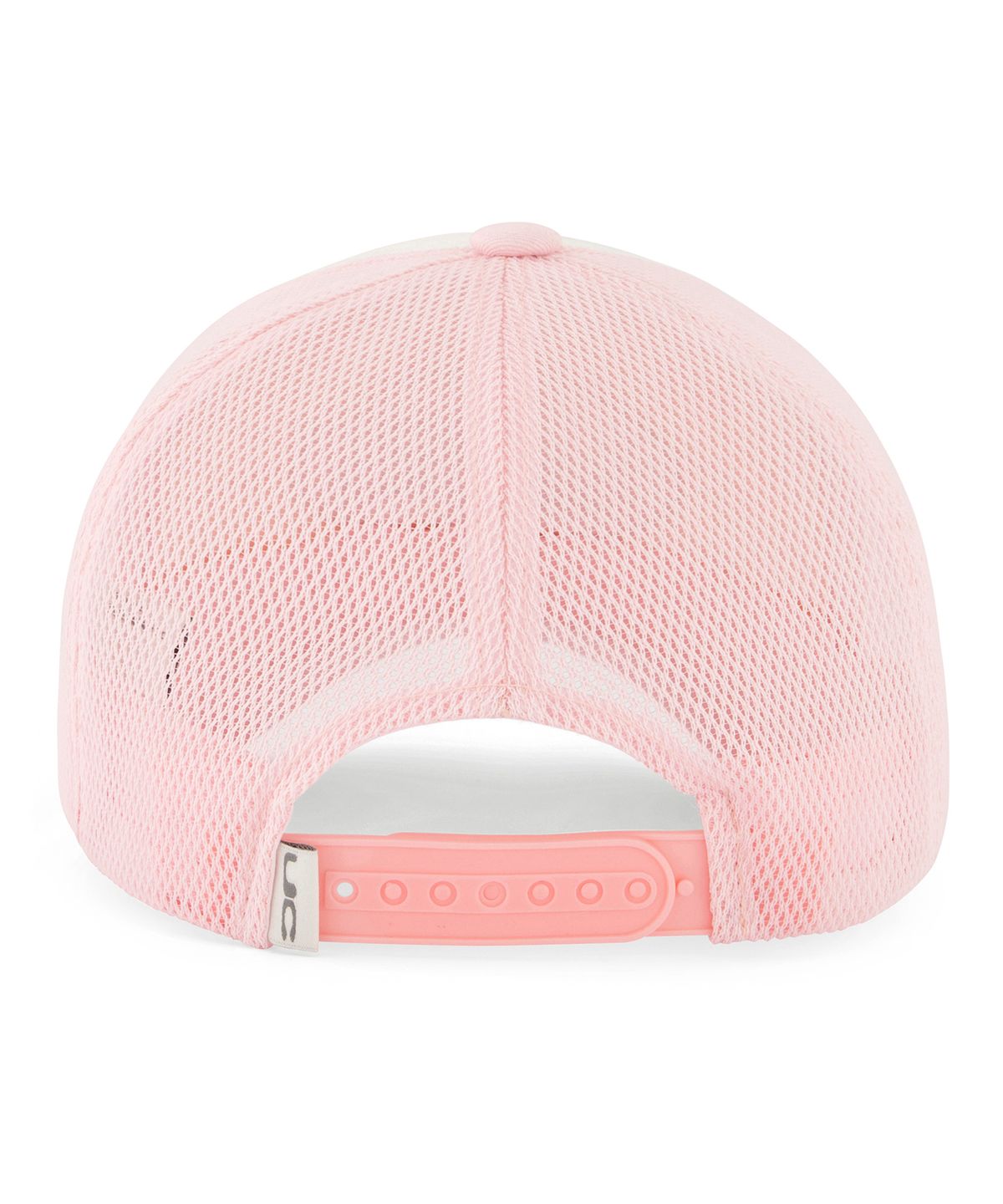 언더컨트롤(UNDERCONTROL) 여름 메쉬 햇빛 차단 로고 배색 볼캡 남녀공용 야구모자 UC CIRCLE / MESH TRUCKER B B / L PINK