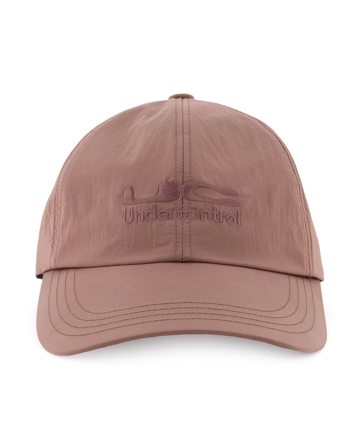 언더컨트롤(UNDERCONTROL) 여름 나일론 긴 챙 소프트탑 깊은 로고 볼캡 남녀공용 야구모자 UC DUPLEX / NYLON B B / D PURPLE