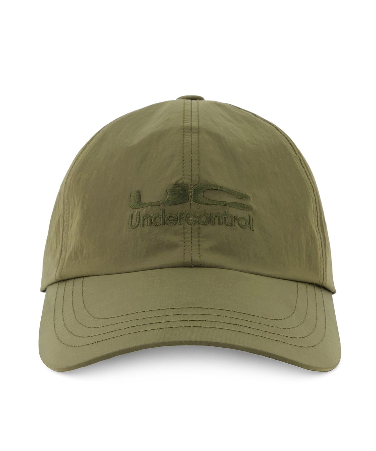 언더컨트롤(UNDERCONTROL) 여름 나일론 긴 챙 소프트탑 깊은 로고 볼캡 남녀공용 야구모자 UC DUPLEX / NYLON B B / OLIVE