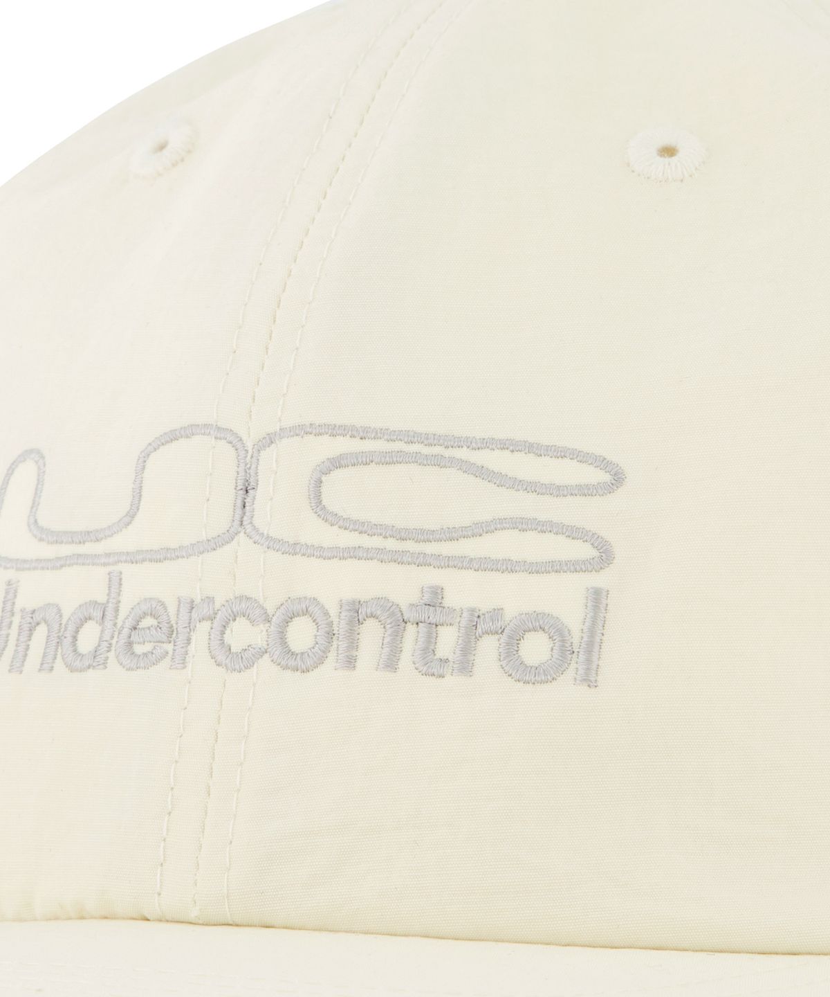 언더컨트롤(UNDERCONTROL) 여름 나일론 평챙 스냅백 남녀공용 야구모자 UC LINE DUPLEX / NYLON F B / BUTTER