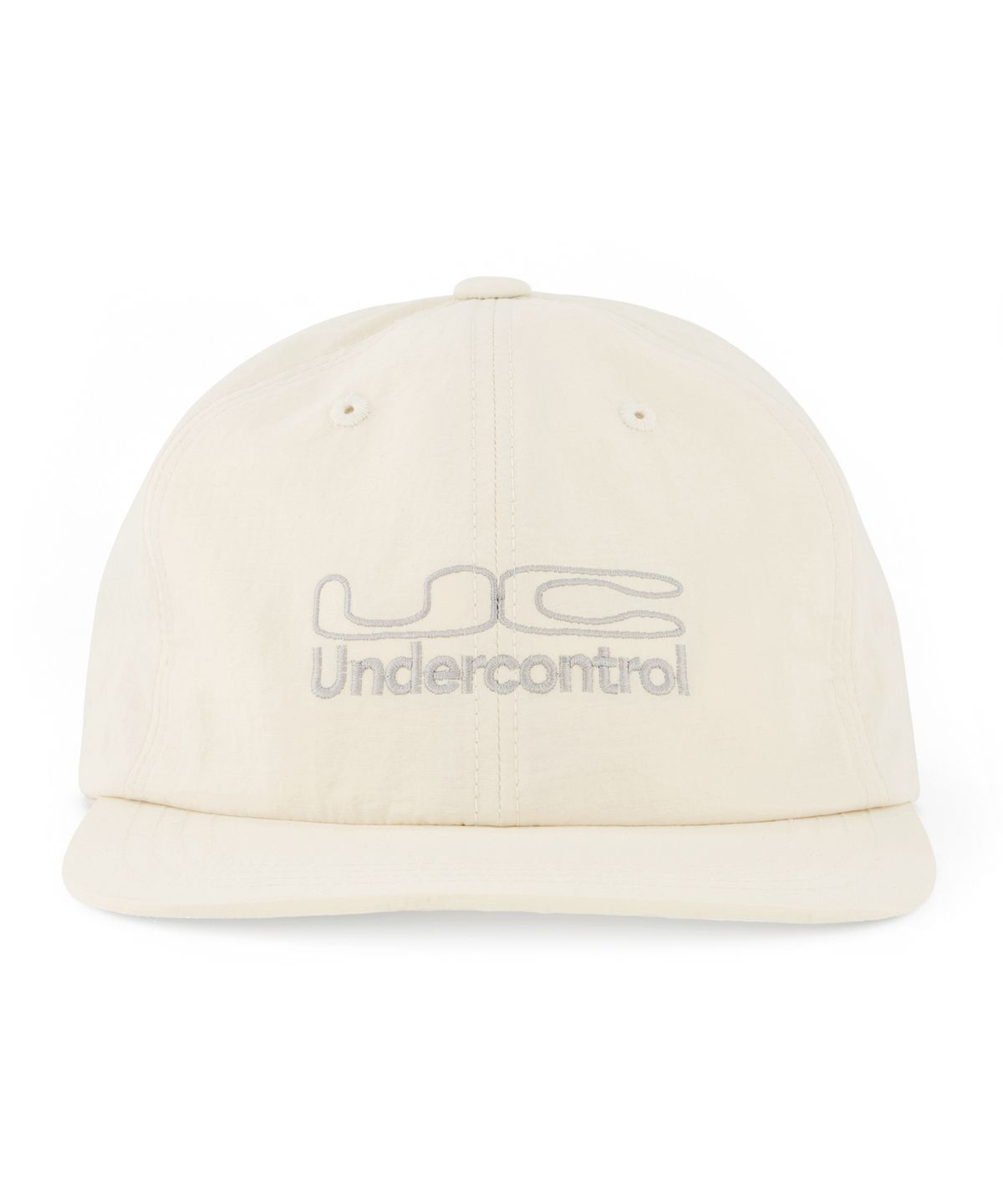 언더컨트롤(UNDERCONTROL) 여름 나일론 평챙 스냅백 남녀공용 야구모자 UC LINE DUPLEX / NYLON F B / BUTTER