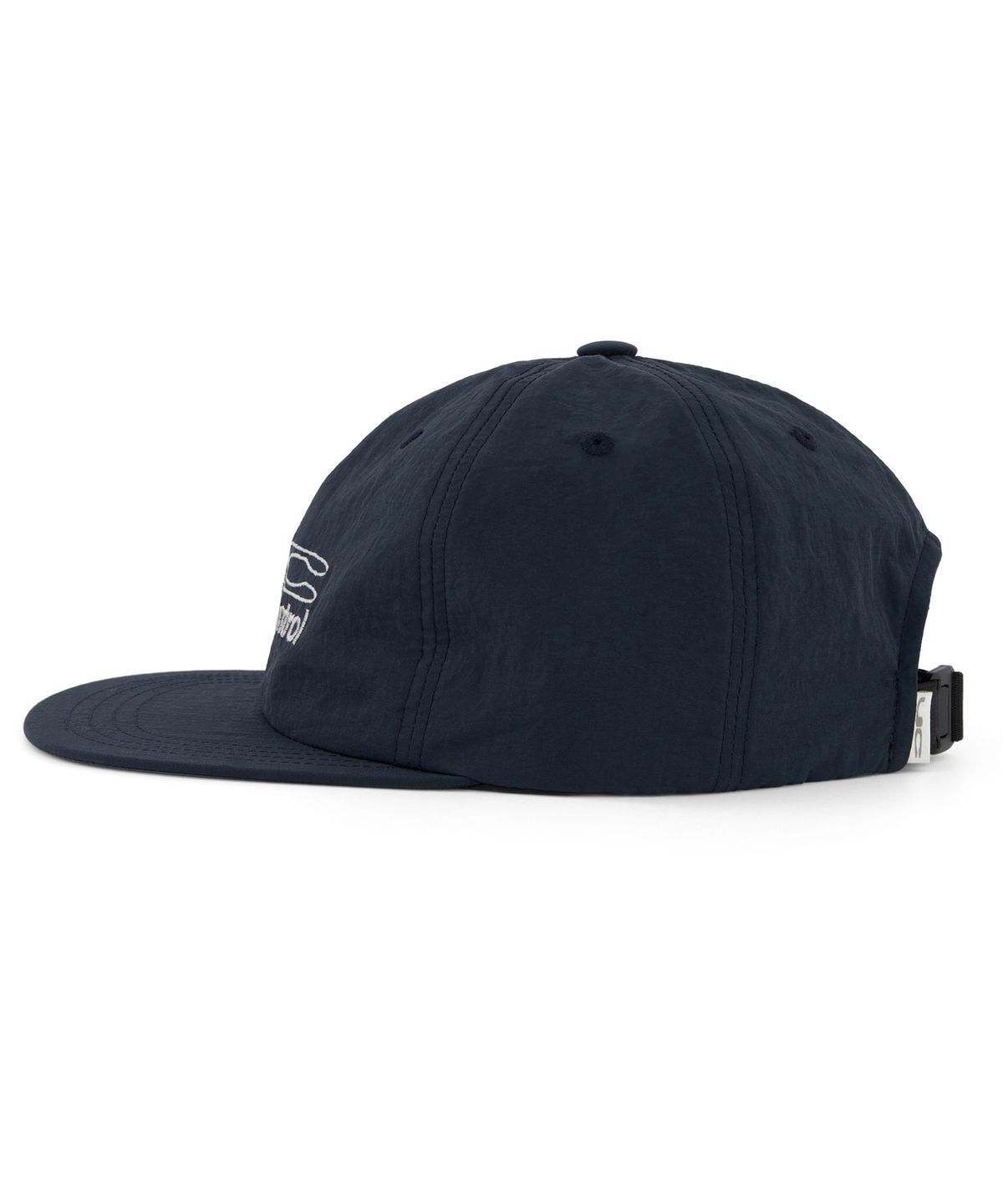 언더컨트롤(UNDERCONTROL) 여름 나일론 평챙 스냅백 남녀공용 야구모자 UC LINE DUPLEX / NYLON F B / D NAVY