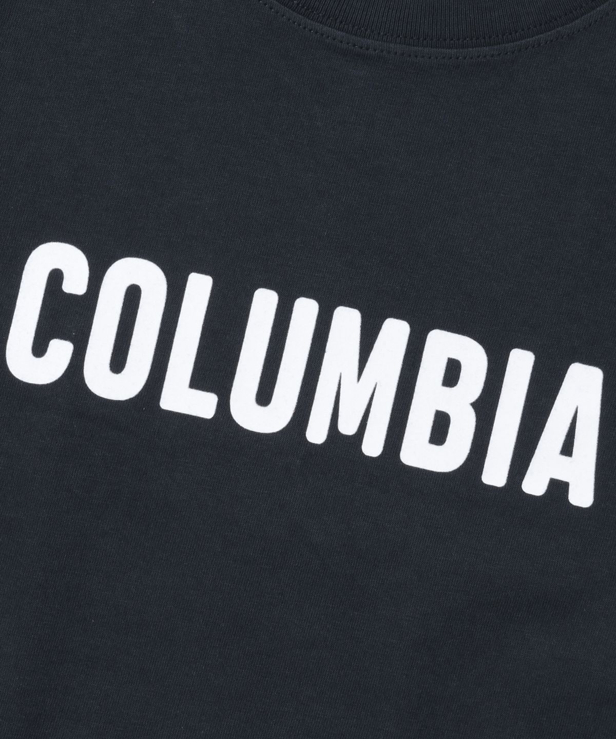 컬럼비아 유니버시티(COLUMBIA UNIVERSITY) SIMPLE LOGO WOMEN CROP S/S T-SHIRTS 크라운네이비