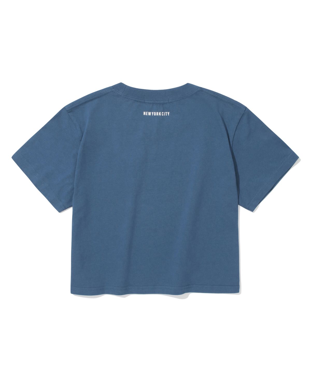 컬럼비아 유니버시티(COLUMBIA UNIVERSITY) SIMPLE LOGO WOMEN CROP S/S T-SHIRTS 프렌치블루