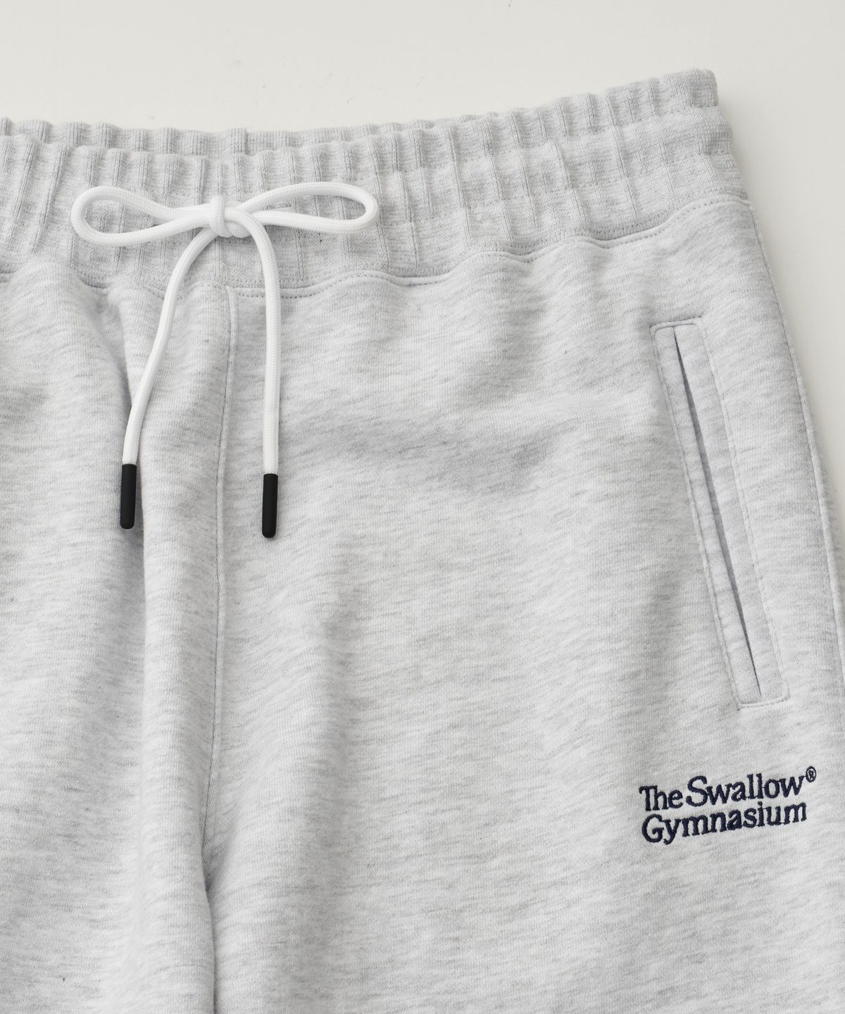 어나더 오피스(ANOTHER OFFICE) Gymnasium Sweat Pants (White - Melange)