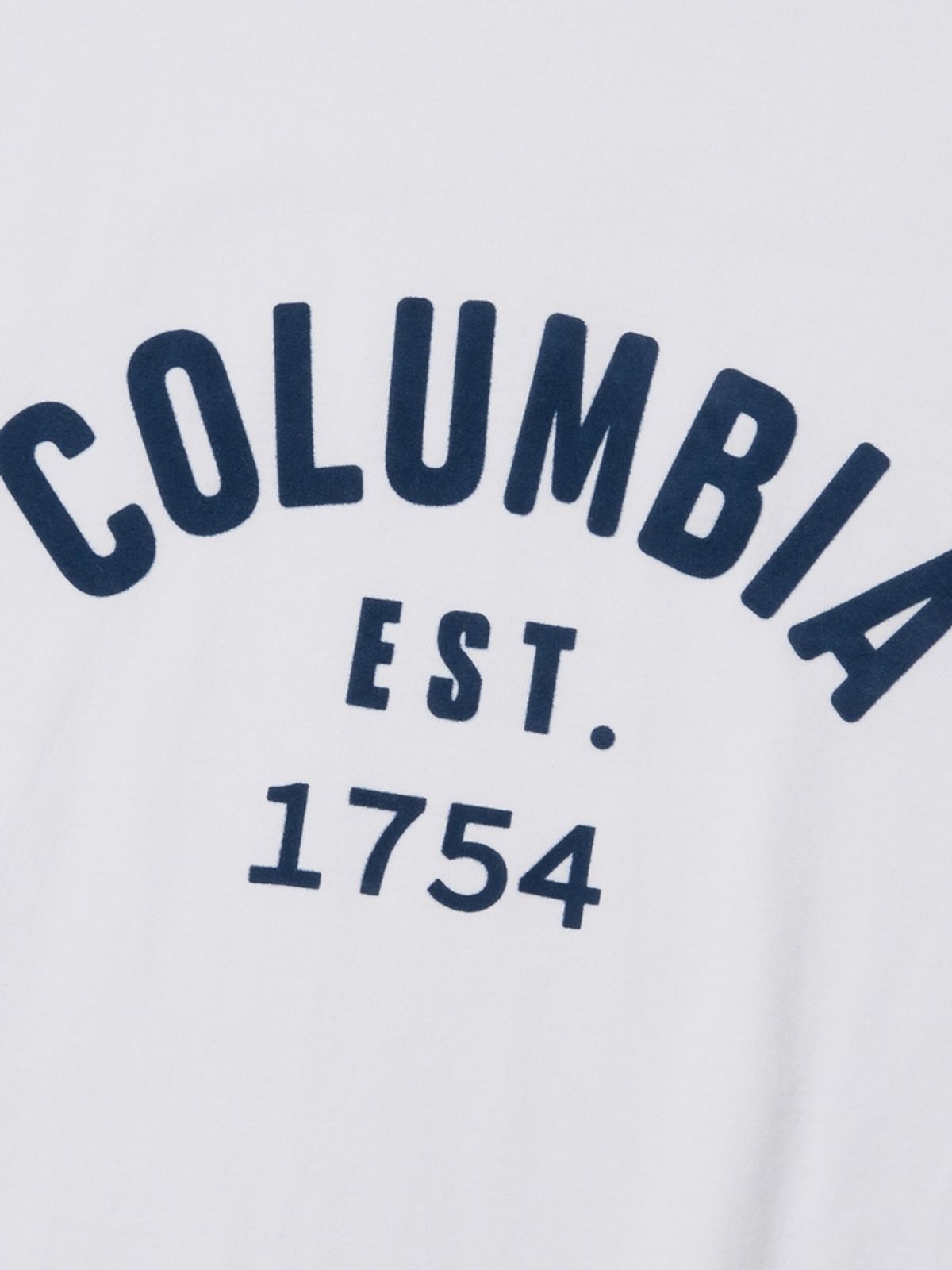 컬럼비아 유니버시티(COLUMBIA UNIVERSITY) CU 1754 ARCH LOGO S/S T-SHIRTS 화이트