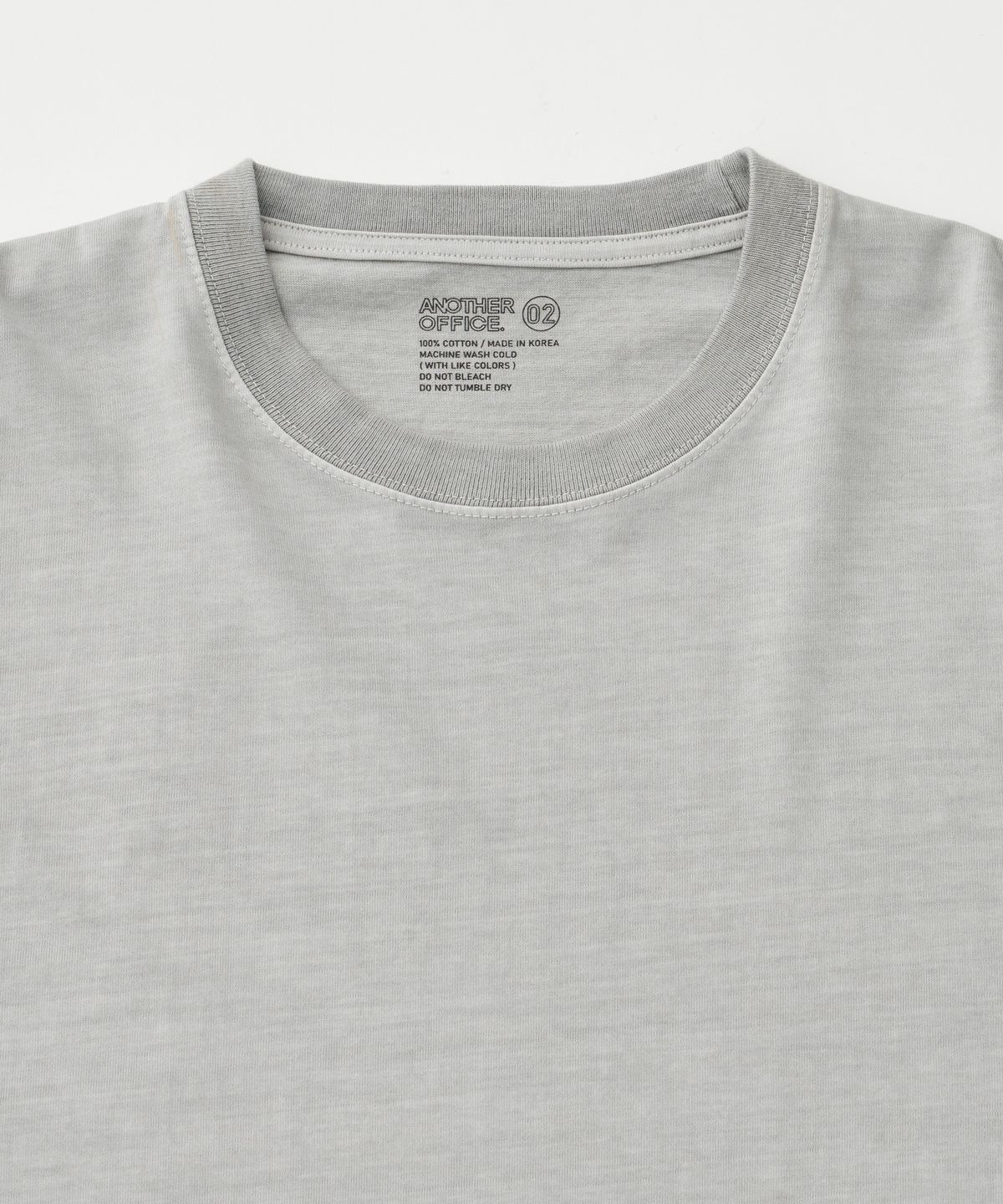 어나더 오피스(ANOTHER OFFICE) Journal Garment T (Light Gray)
