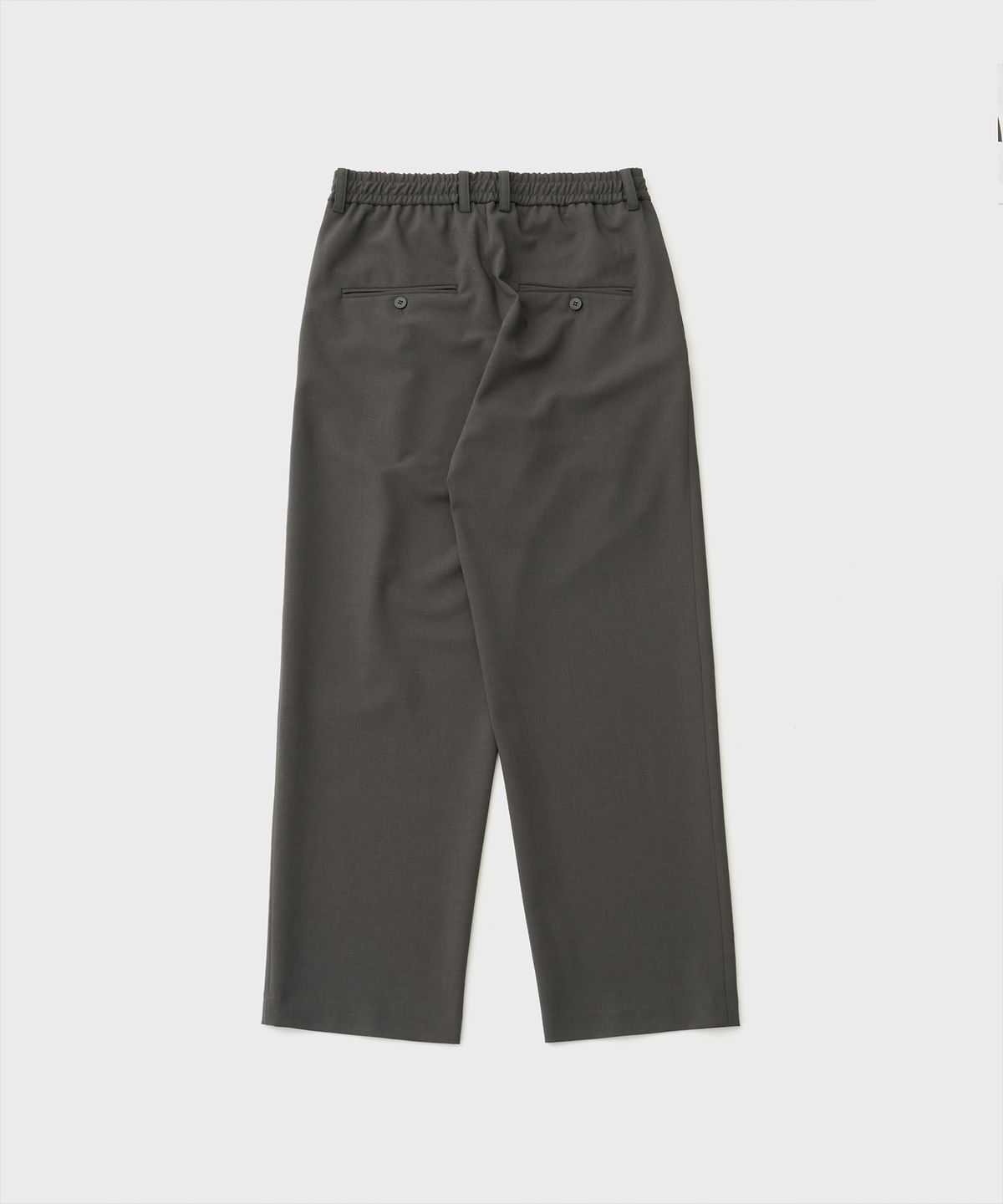 어나더 오피스(ANOTHER OFFICE) Habana Banded Slacks (Alloy-Gray)