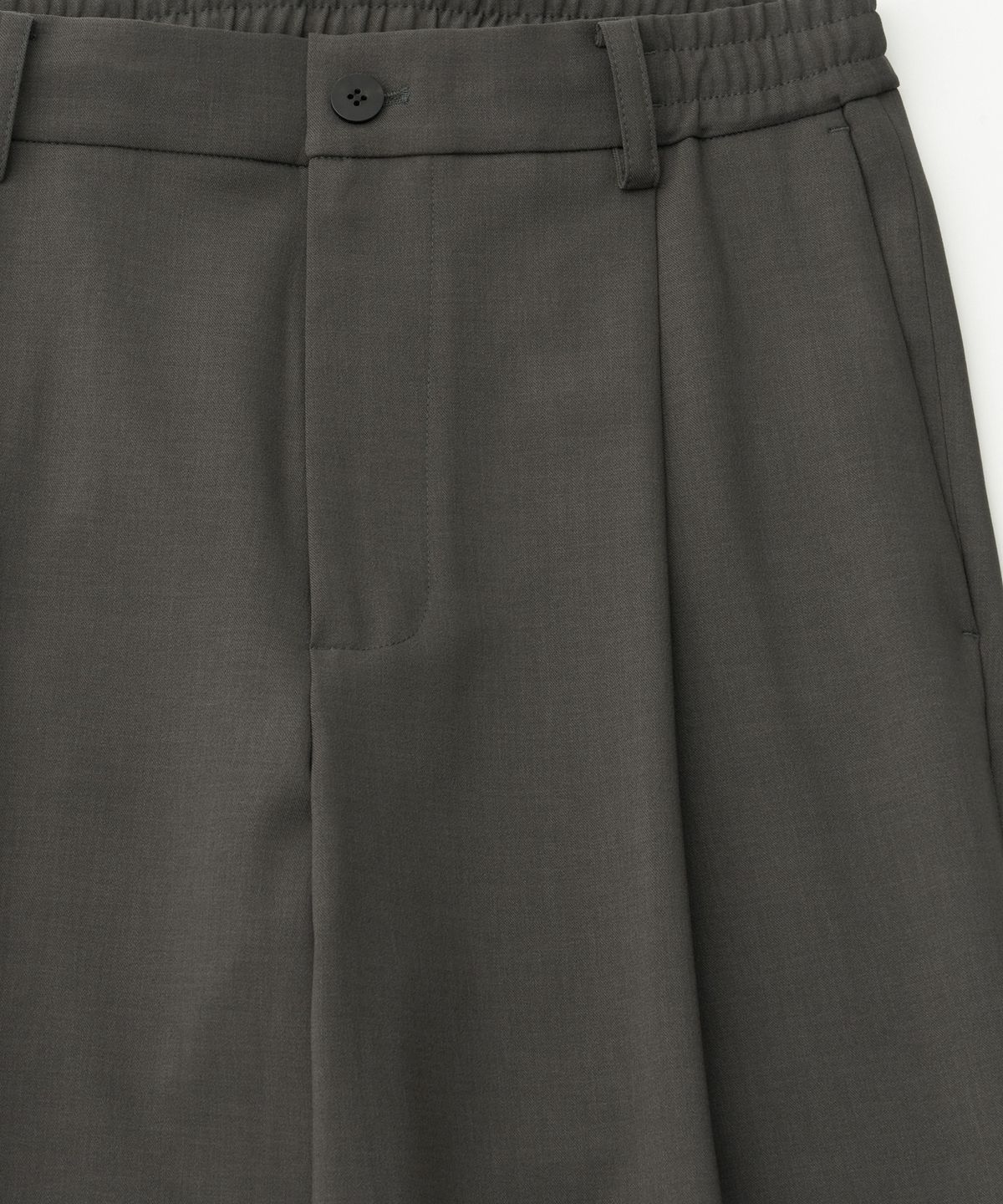 어나더 오피스(ANOTHER OFFICE) Habana Banded Slacks (Alloy-Gray)