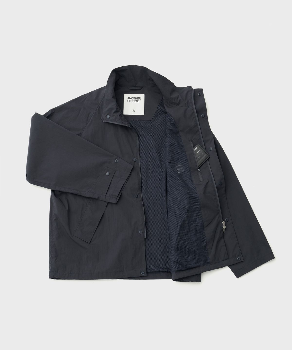 어나더 오피스(ANOTHER OFFICE) Zephyr Wind Jacket (Dark Navy)