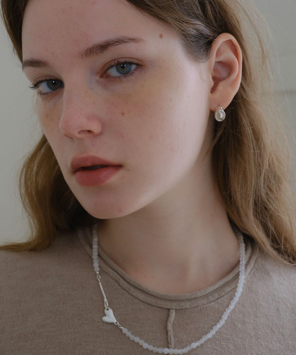 레브(REVE) Heart swell mano necklace