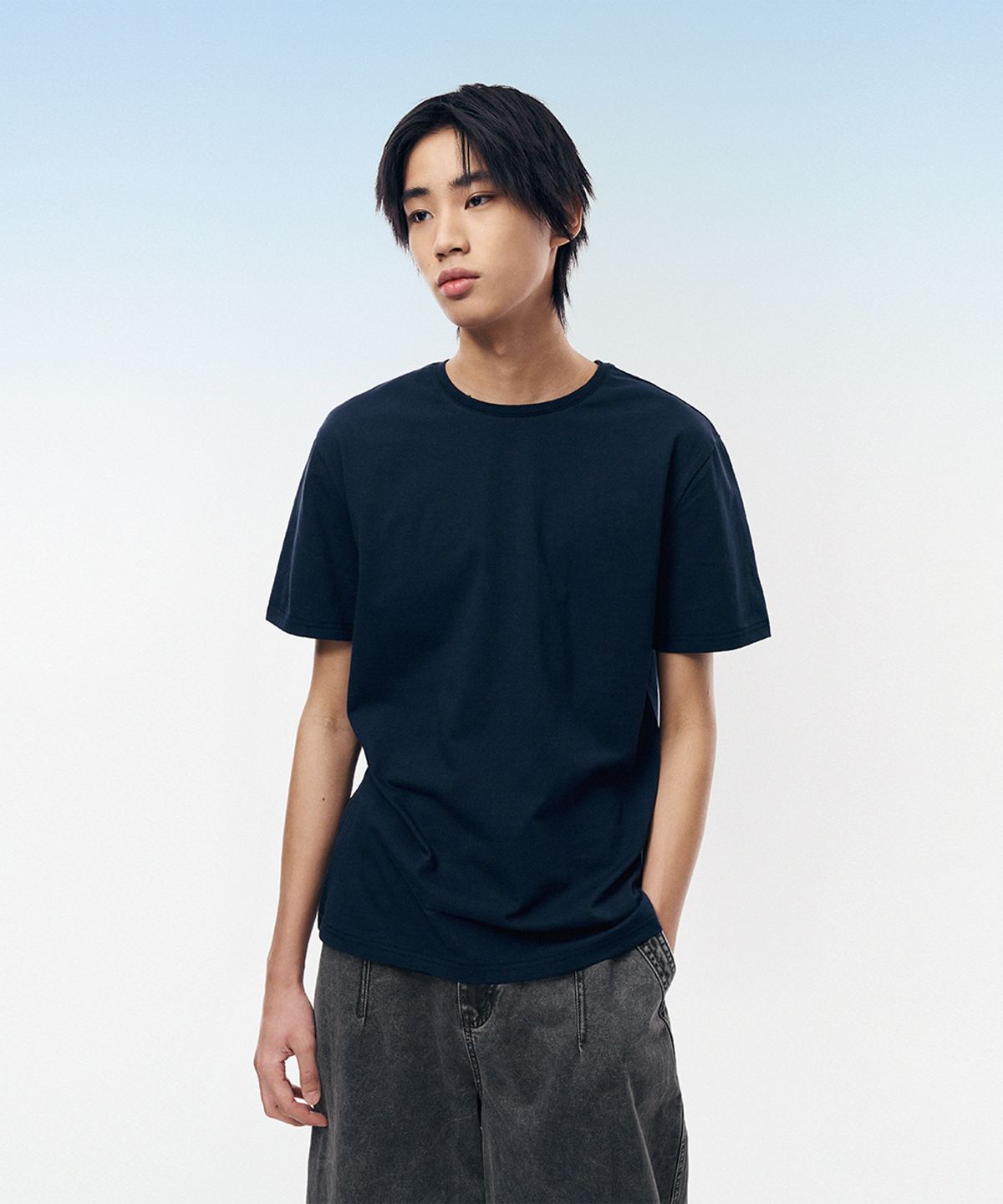 인템포무드(INTEMPOMOOD) 2PACK : 위클리 컬러 코튼 티셔츠 : 9컬러