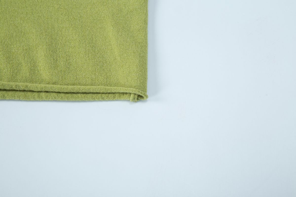 샐러드바구니(SALAD BAGUNI) Back Cut out Knit - olive