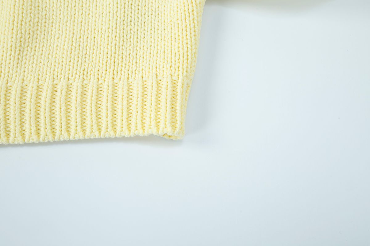 샐러드바구니(SALAD BAGUNI) cotton Cardigan Setup - yellow