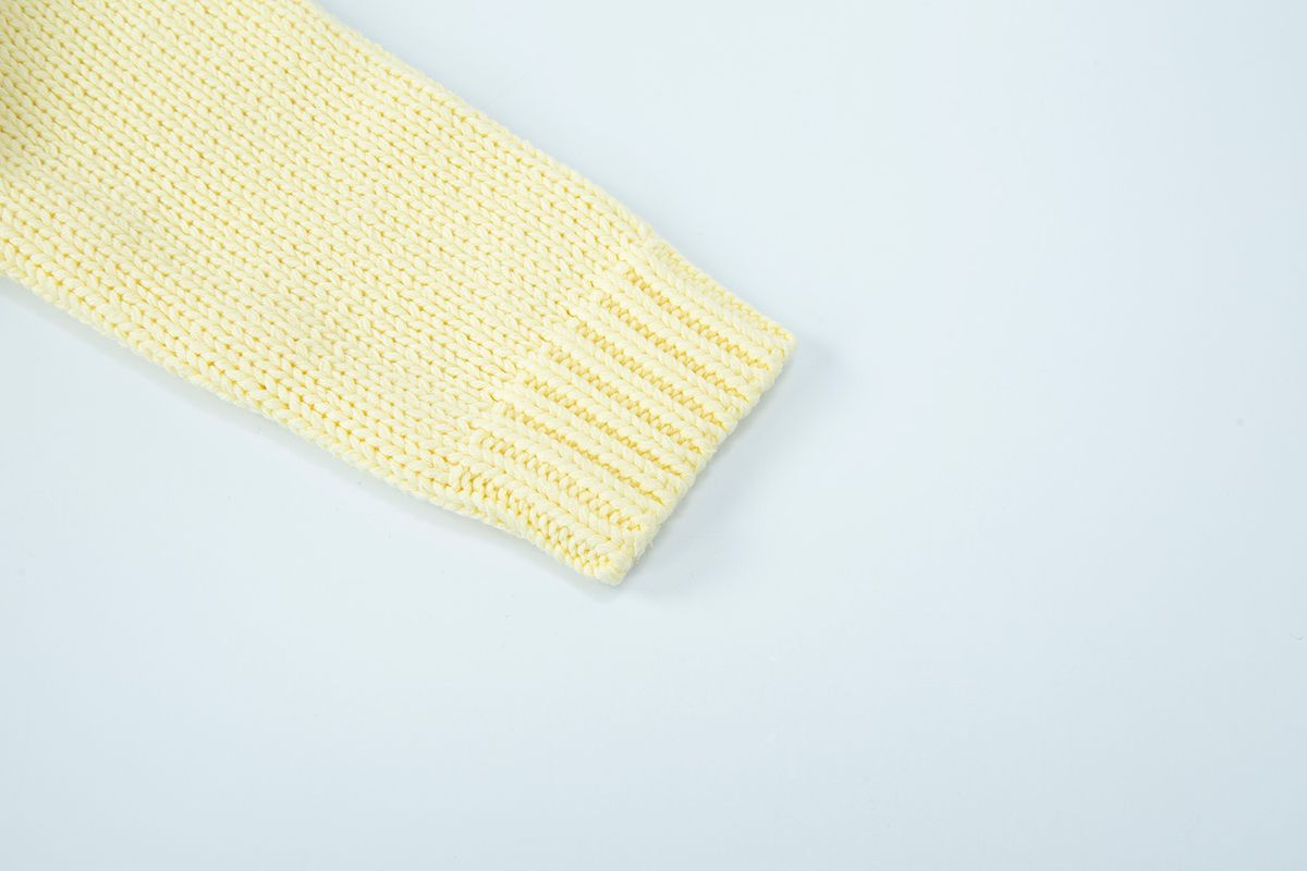 샐러드바구니(SALAD BAGUNI) cotton Cardigan Setup - yellow