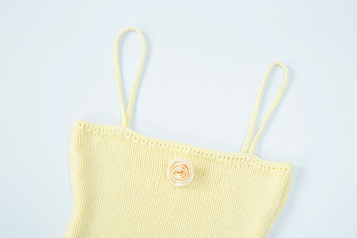 샐러드바구니(SALAD BAGUNI) cotton Cardigan Setup - yellow