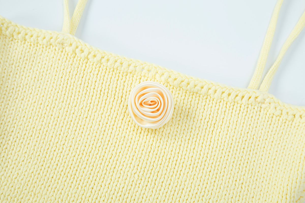 샐러드바구니(SALAD BAGUNI) cotton Cardigan Setup - yellow